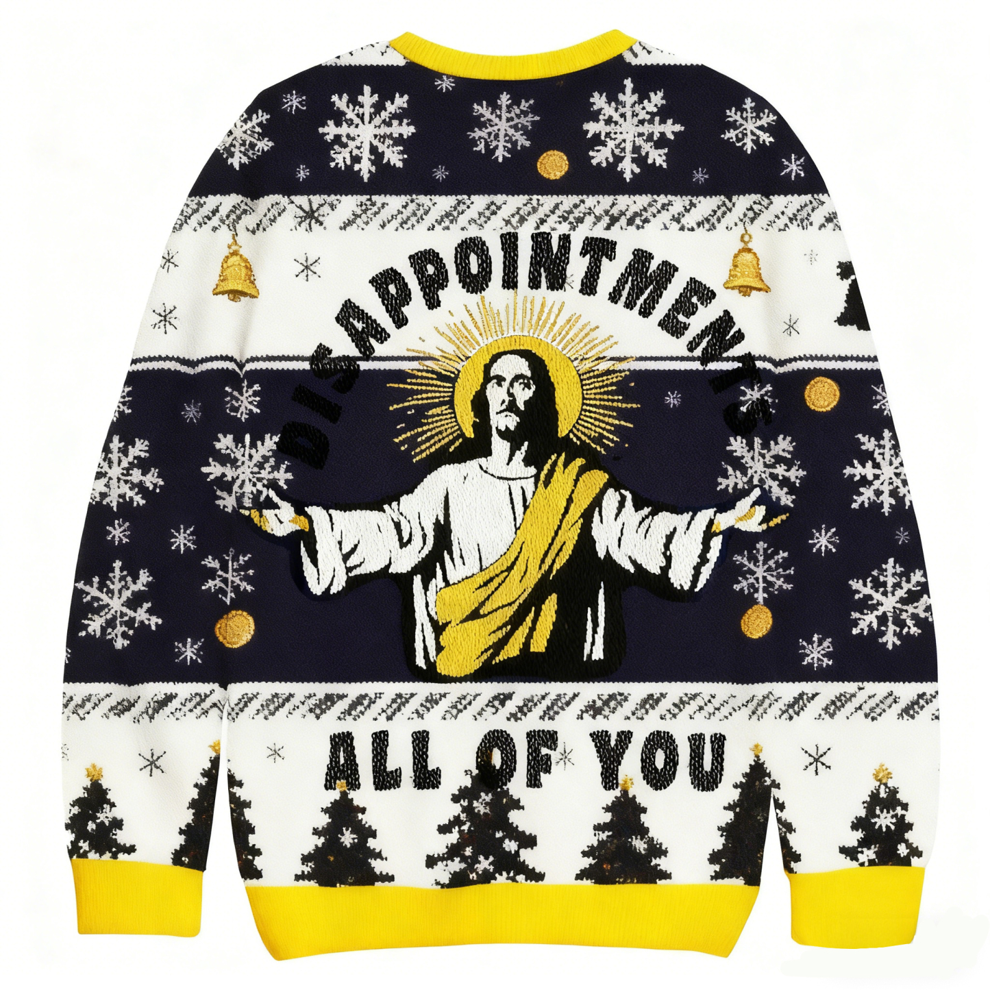 Baddiecat Disappointments All Of You Christmas Ugly Sweatshirt