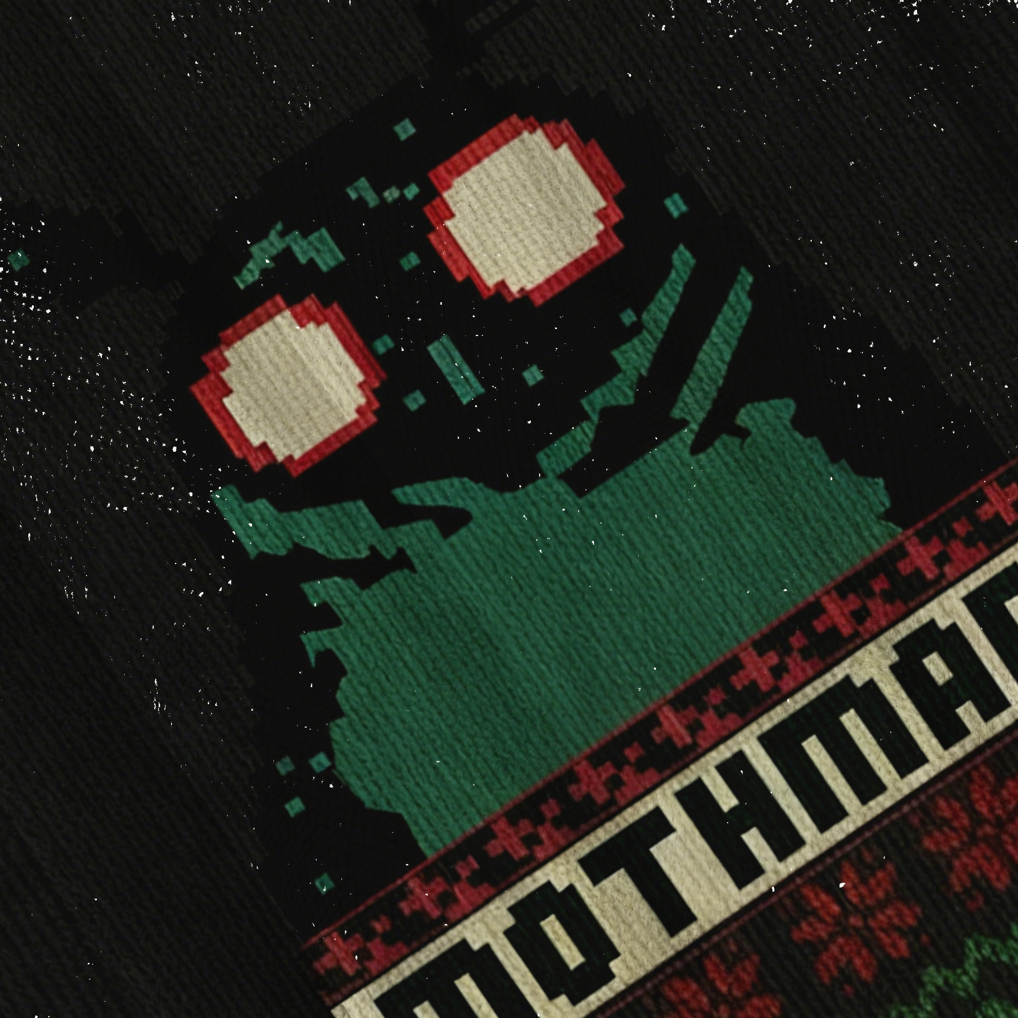 Baddiecat Mothman Christmas Ugly Sweatshirt