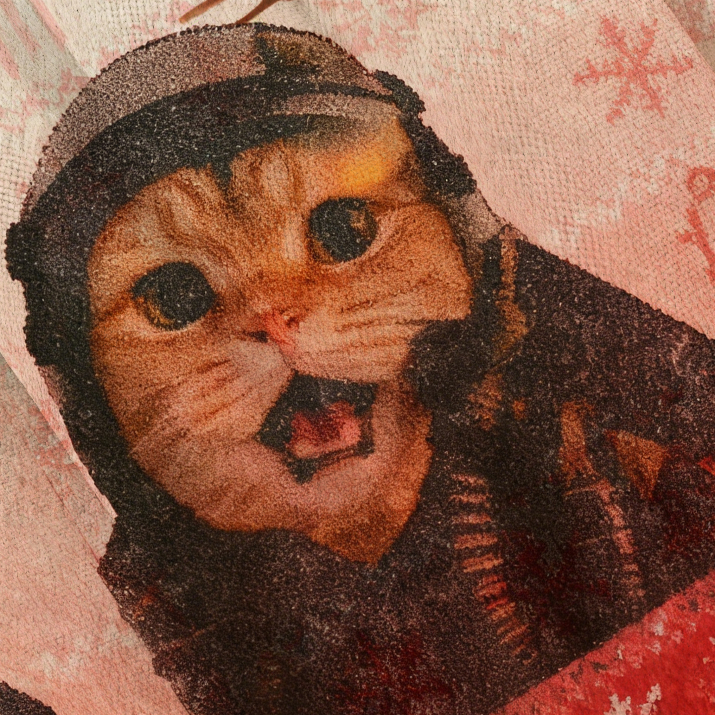 Baddiecat Cat Pilot Christmas Ugly Sweatshirt