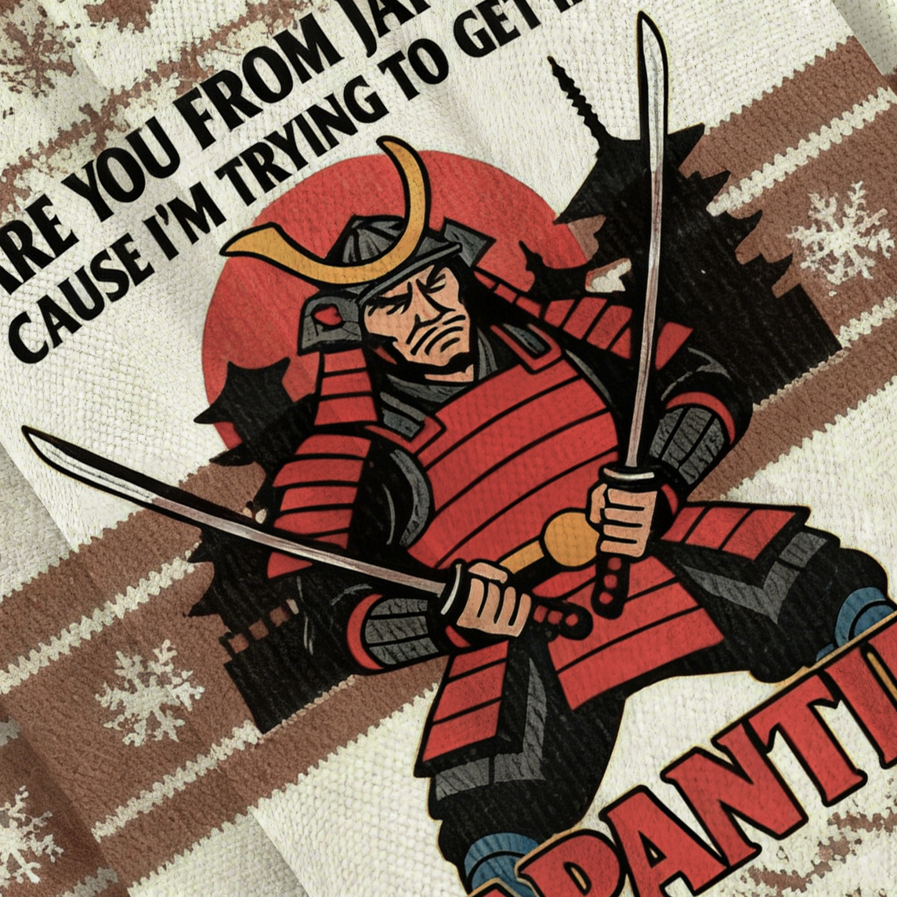 Baddiecat Are You From Japan Christmas Ugly Sweatshirt