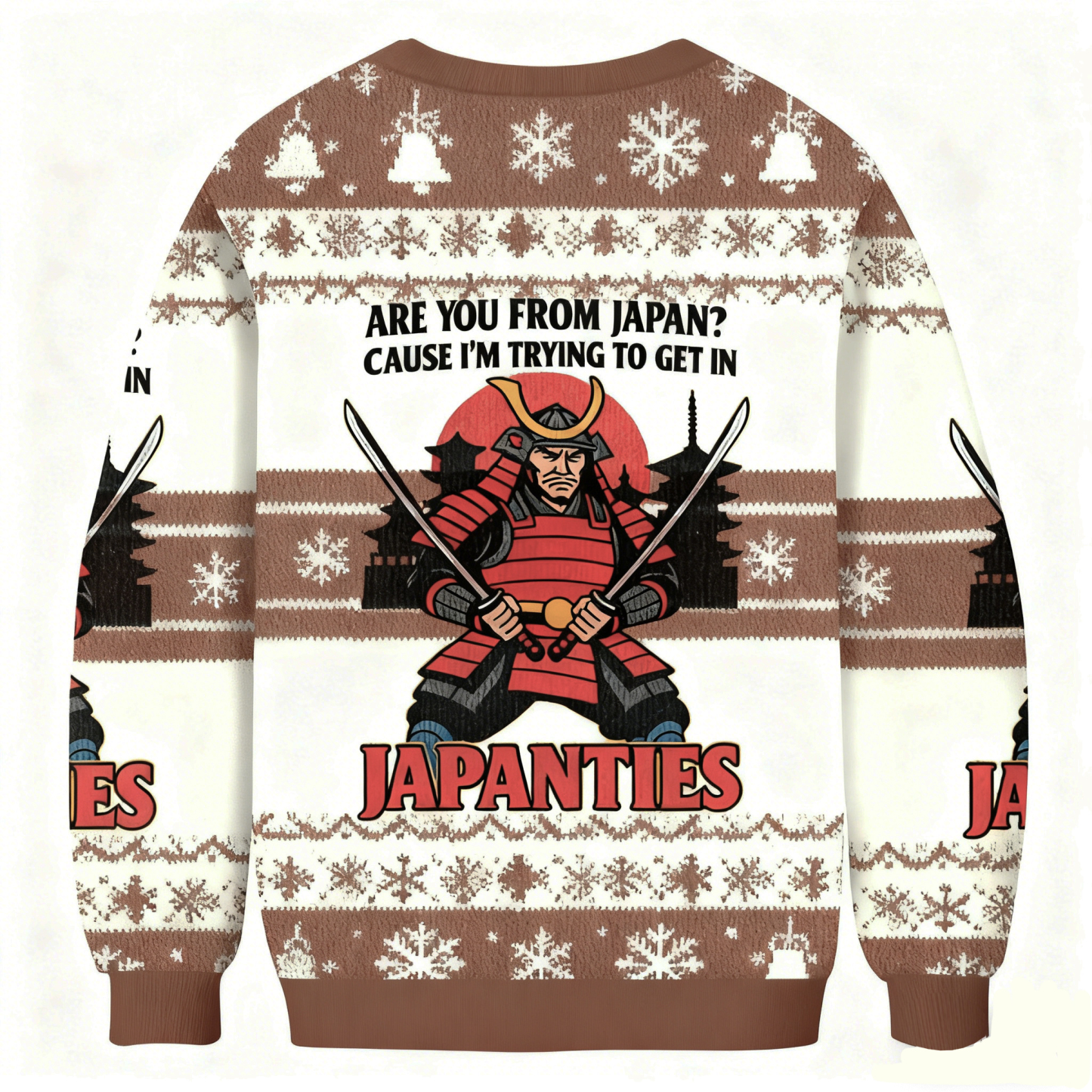 Baddiecat Are You From Japan Christmas Ugly Sweatshirt