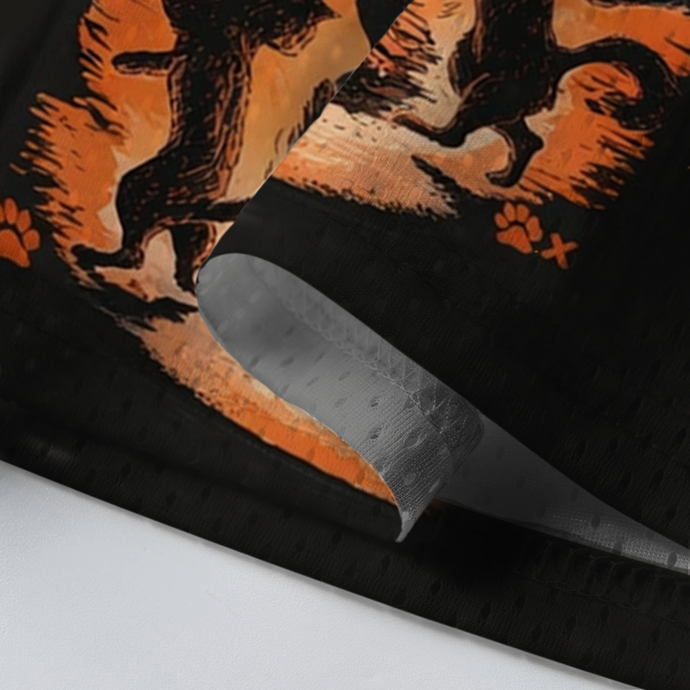 Baddiecat Black Cats With Fire Mesh Jersey