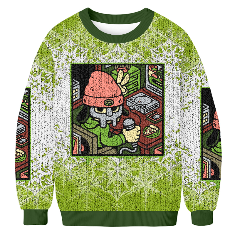 MF DOOM Fun Christmas Ugly Sweatshirt