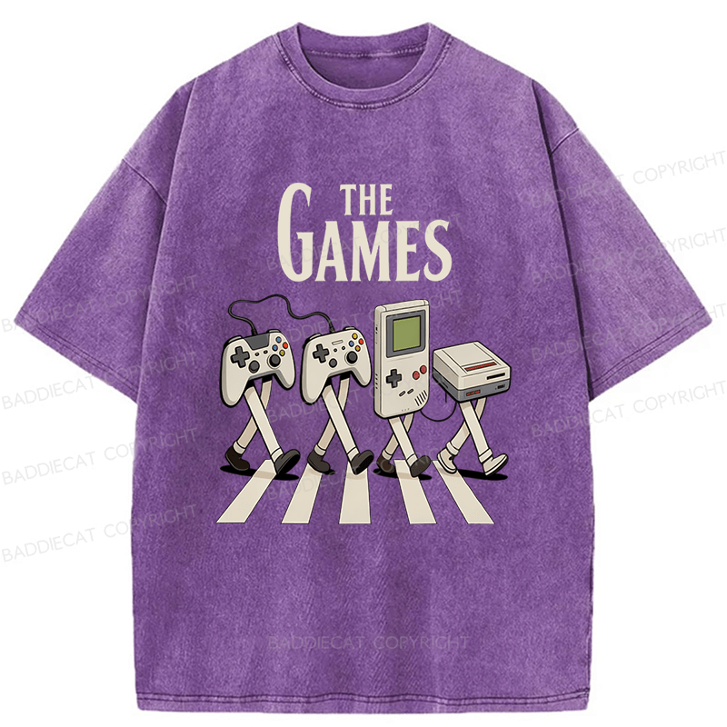 Baddiecat The Games Washed T-shirt