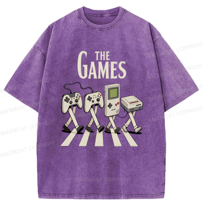 Baddiecat The Games Washed T-shirt