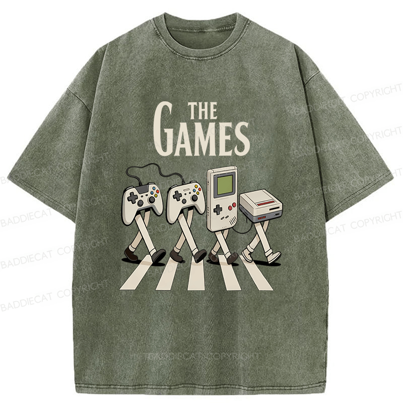 Baddiecat The Games Washed T-shirt