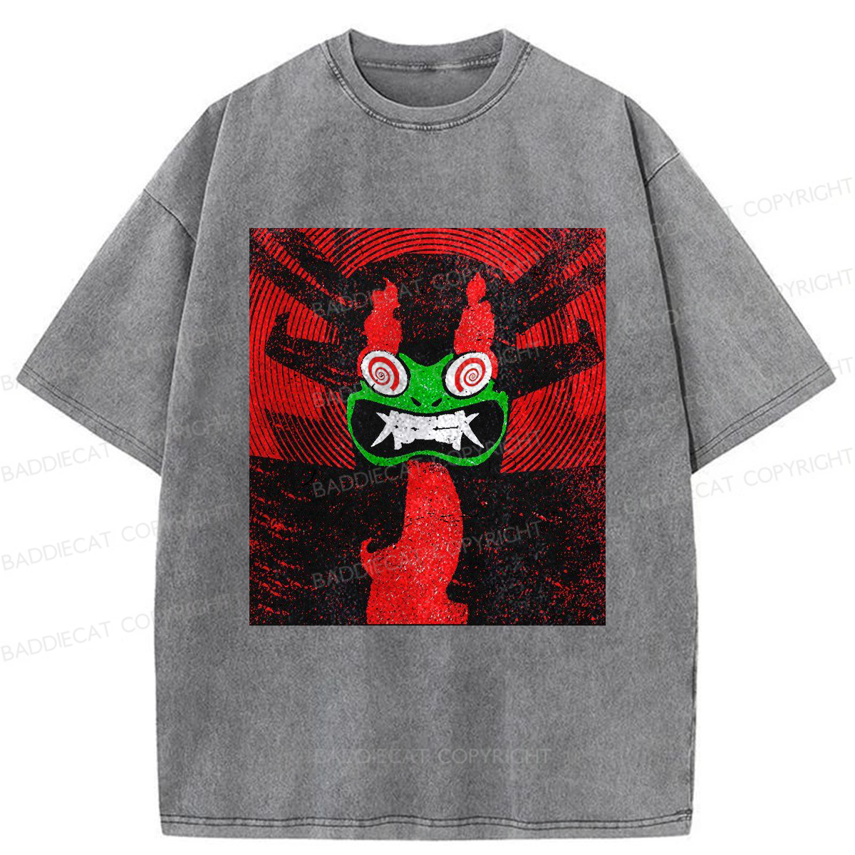 Baddiecat Dark Transformation Master Washed T-shirt
