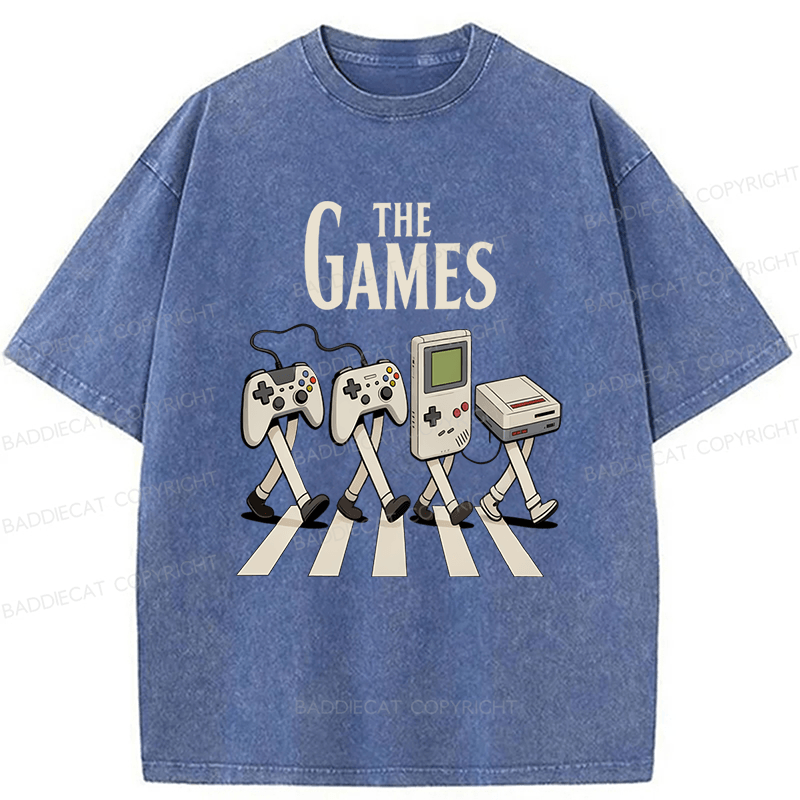 Baddiecat The Games Washed T-shirt