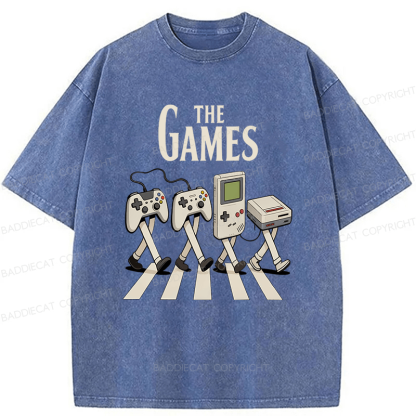 Baddiecat The Games Washed T-shirt