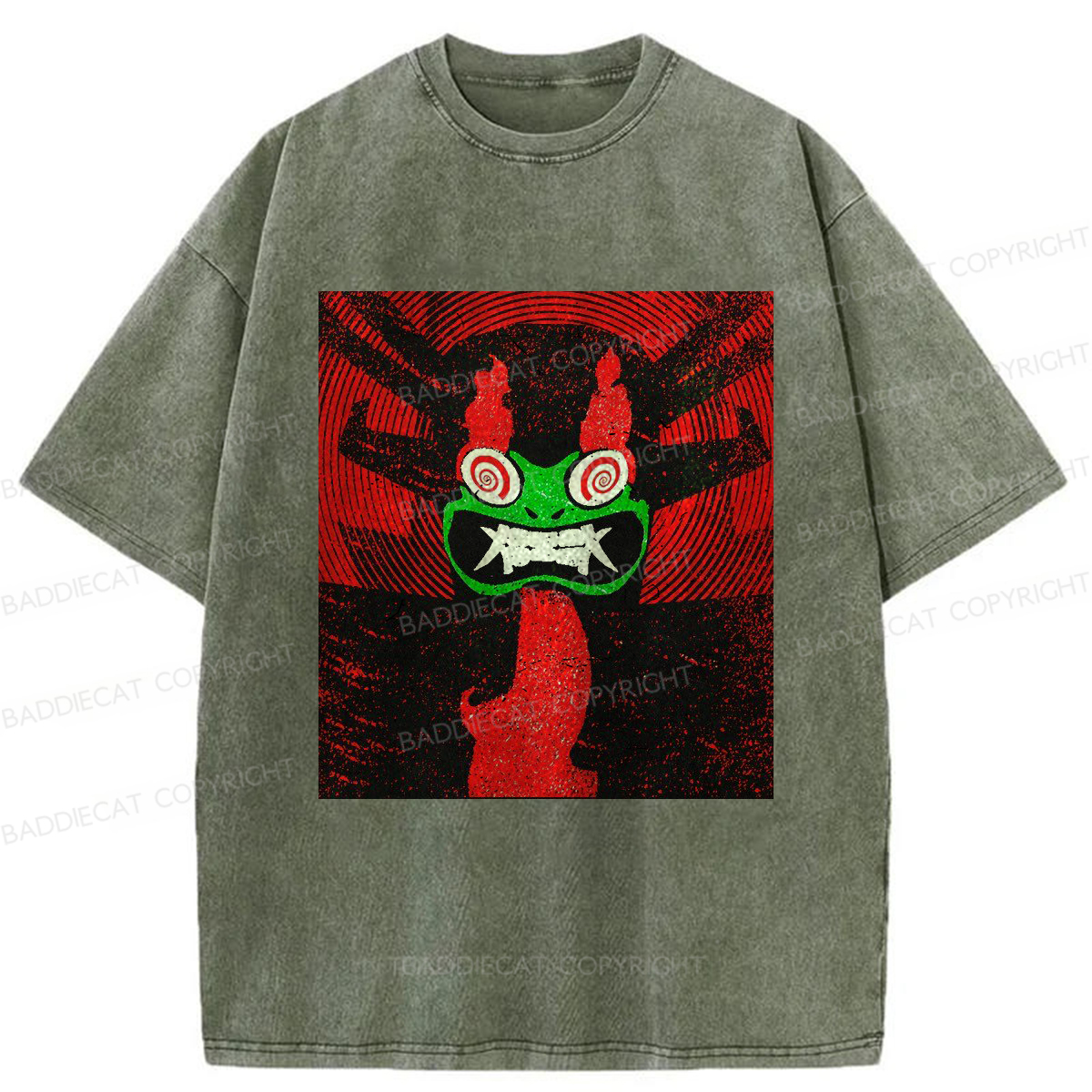 Baddiecat Dark Transformation Master Washed T-shirt
