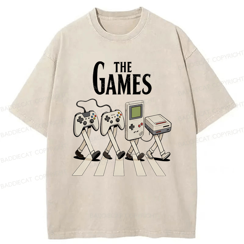 Baddiecat The Games Washed T-shirt