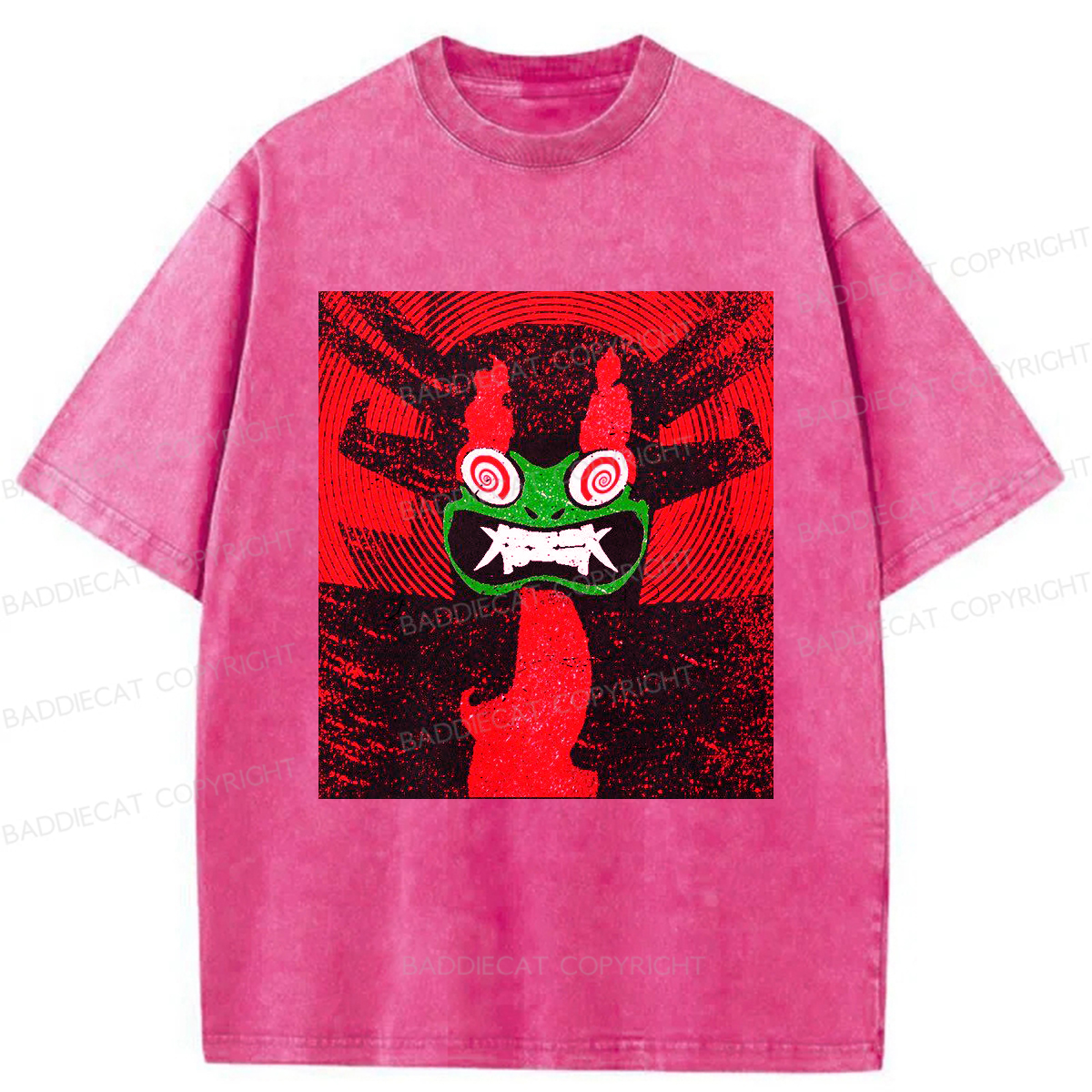 Baddiecat Dark Transformation Master Washed T-shirt