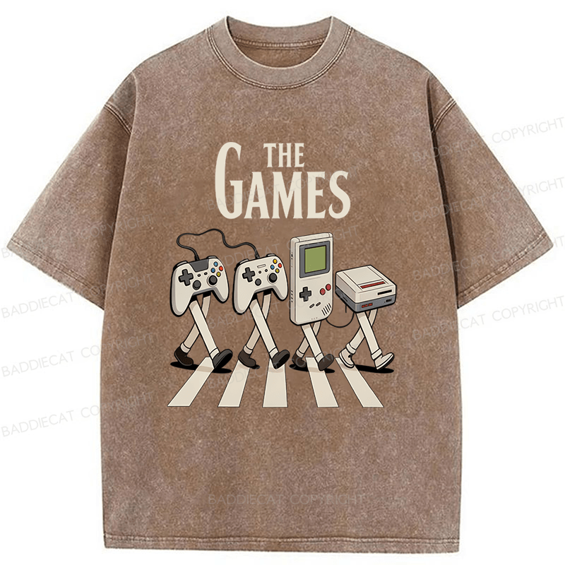 Baddiecat The Games Washed T-shirt