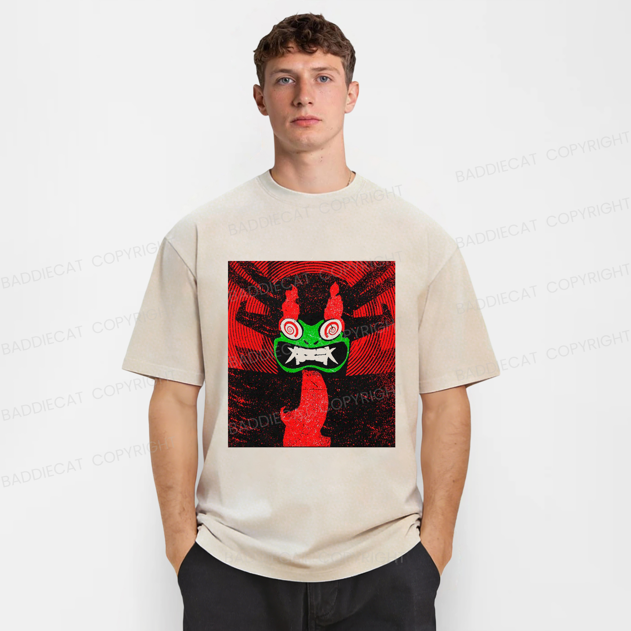 Baddiecat Dark Transformation Master Washed T-shirt