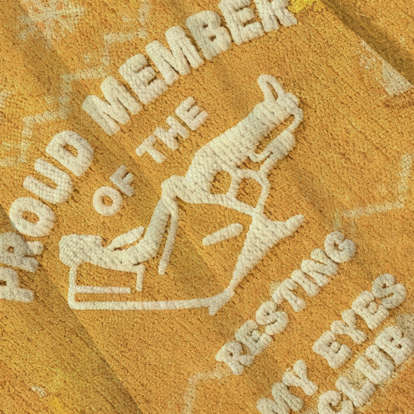 Baddiecat Proud Member Of The Resting My Eyes Club Christmas Ugly Sweatshirt