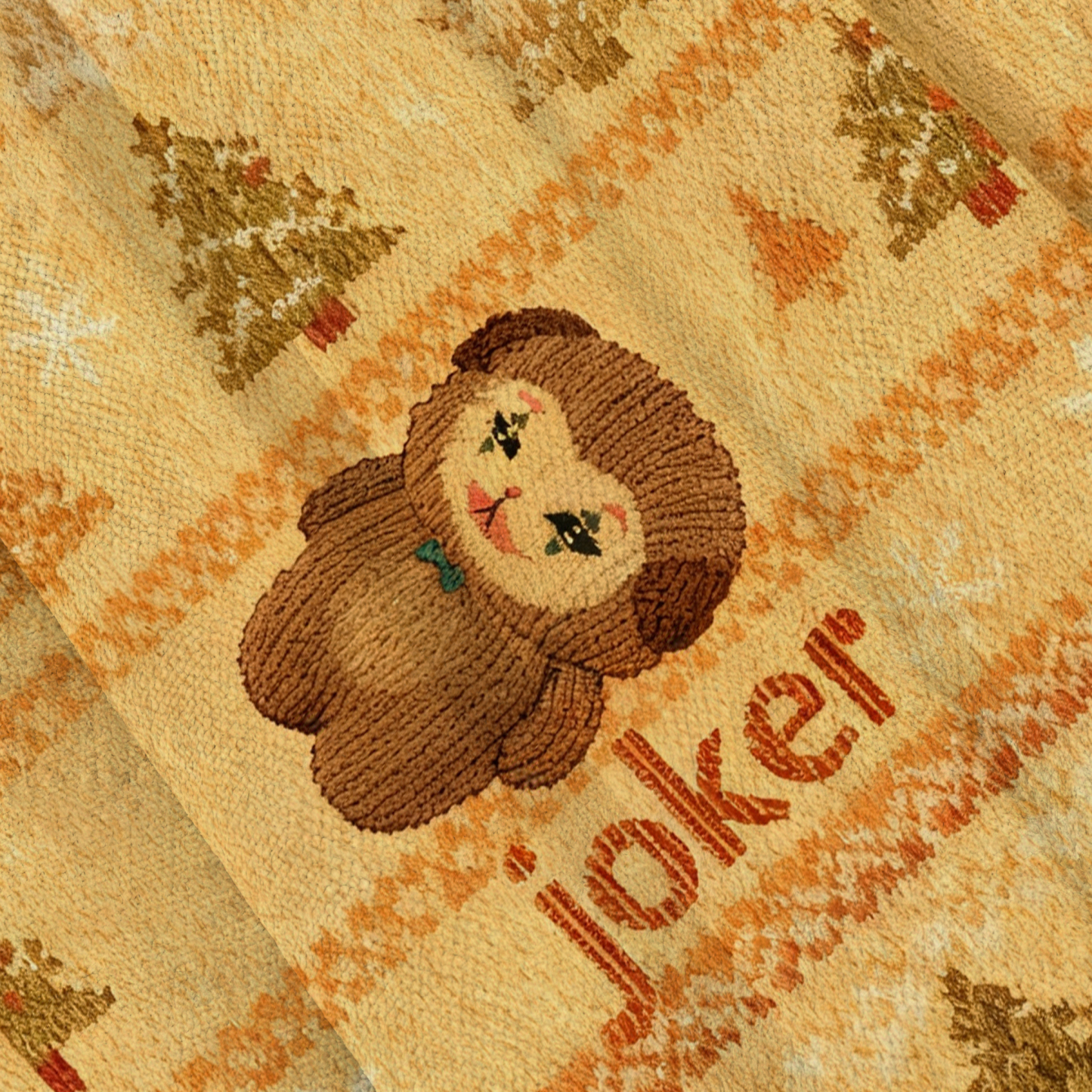 Baddiecat Joker Doll Christmas Ugly Sweatshirt