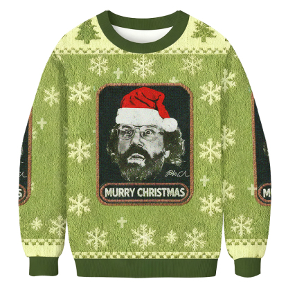 Baddiecat Murry Christmas Christmas Ugly Sweatshirt