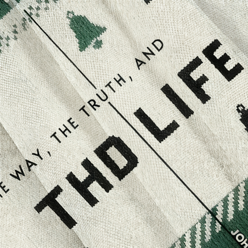 Baddiecat The Way The Truth And THD Life Christmas Ugly Sweatshirt