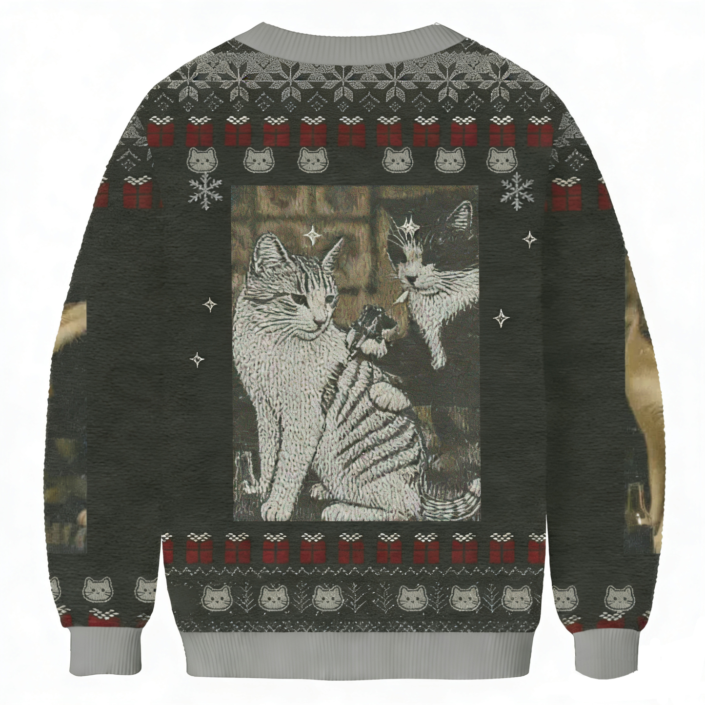 Baddiecat Tattooed Cat Ugly Sweatshirt