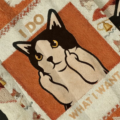 Baddiecat I Do What I Want Cat Ugly Sweatshirt