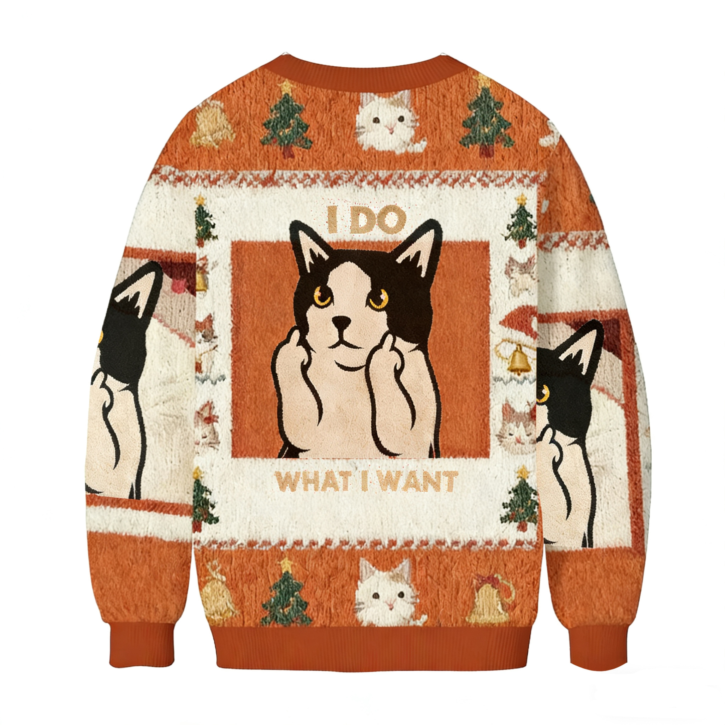 Baddiecat I Do What I Want Cat Ugly Sweatshirt