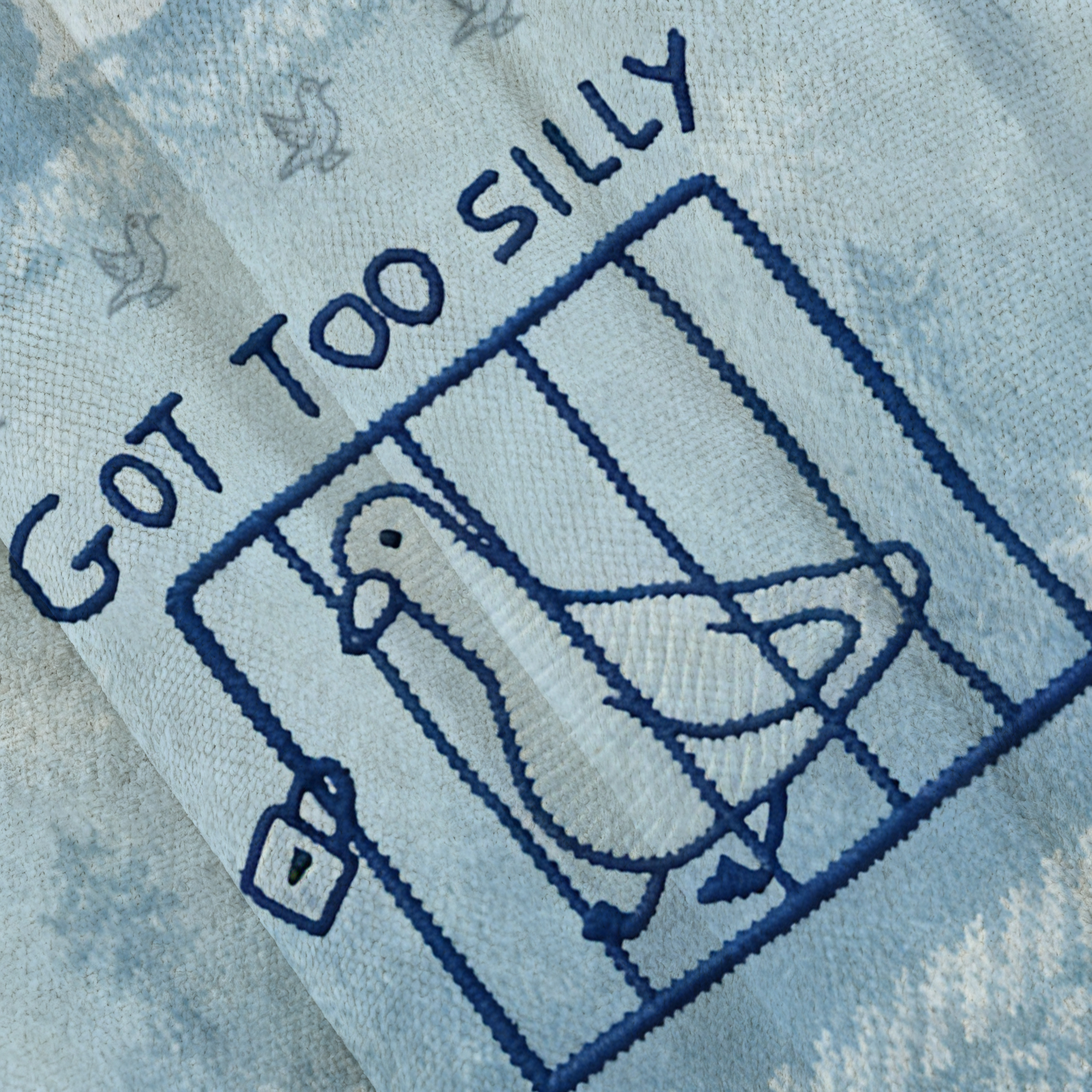 Baddiecat Got Too Silly Caged Dove Ugly Sweatshirt