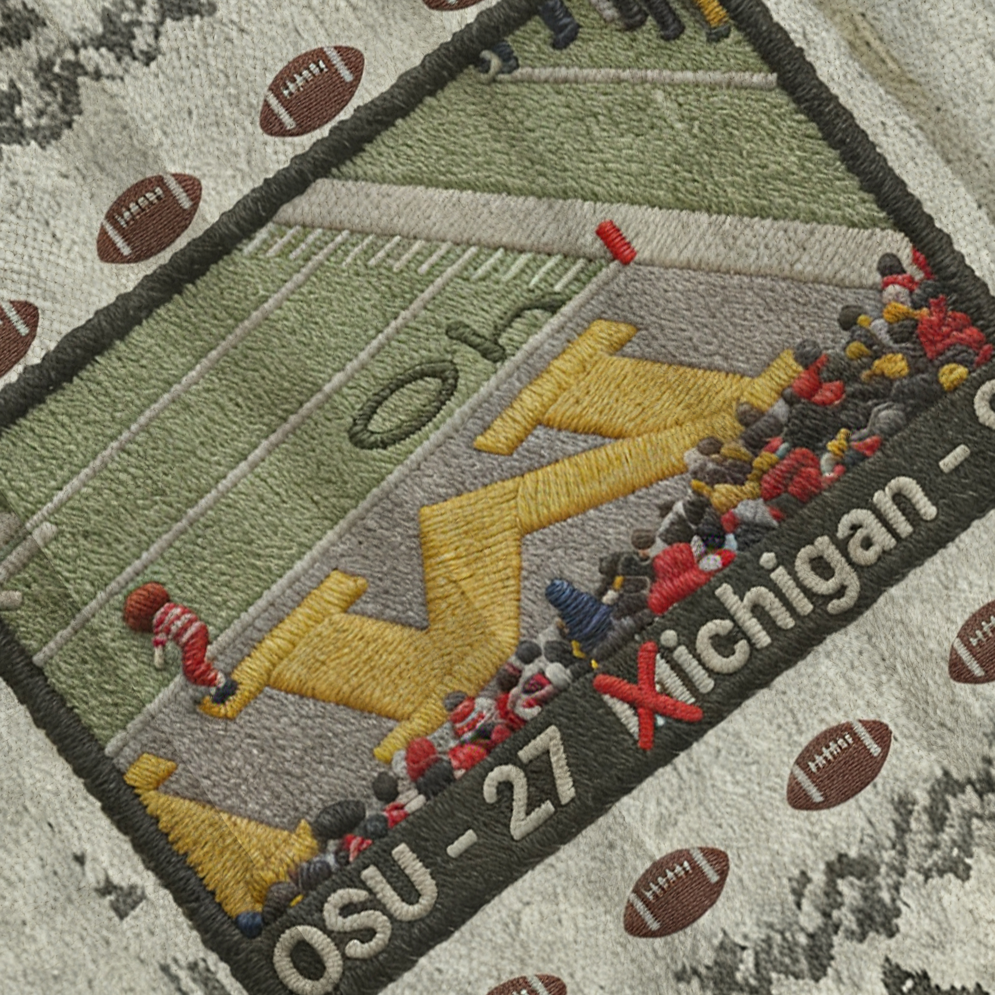 Baddiecat OSU 27 VS Michigan 9 Football Ugly Sweatshirt