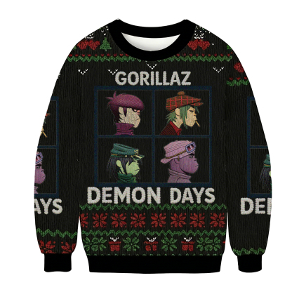 Baddiecat Gorillaz Demon Days Ugly Sweatshirt