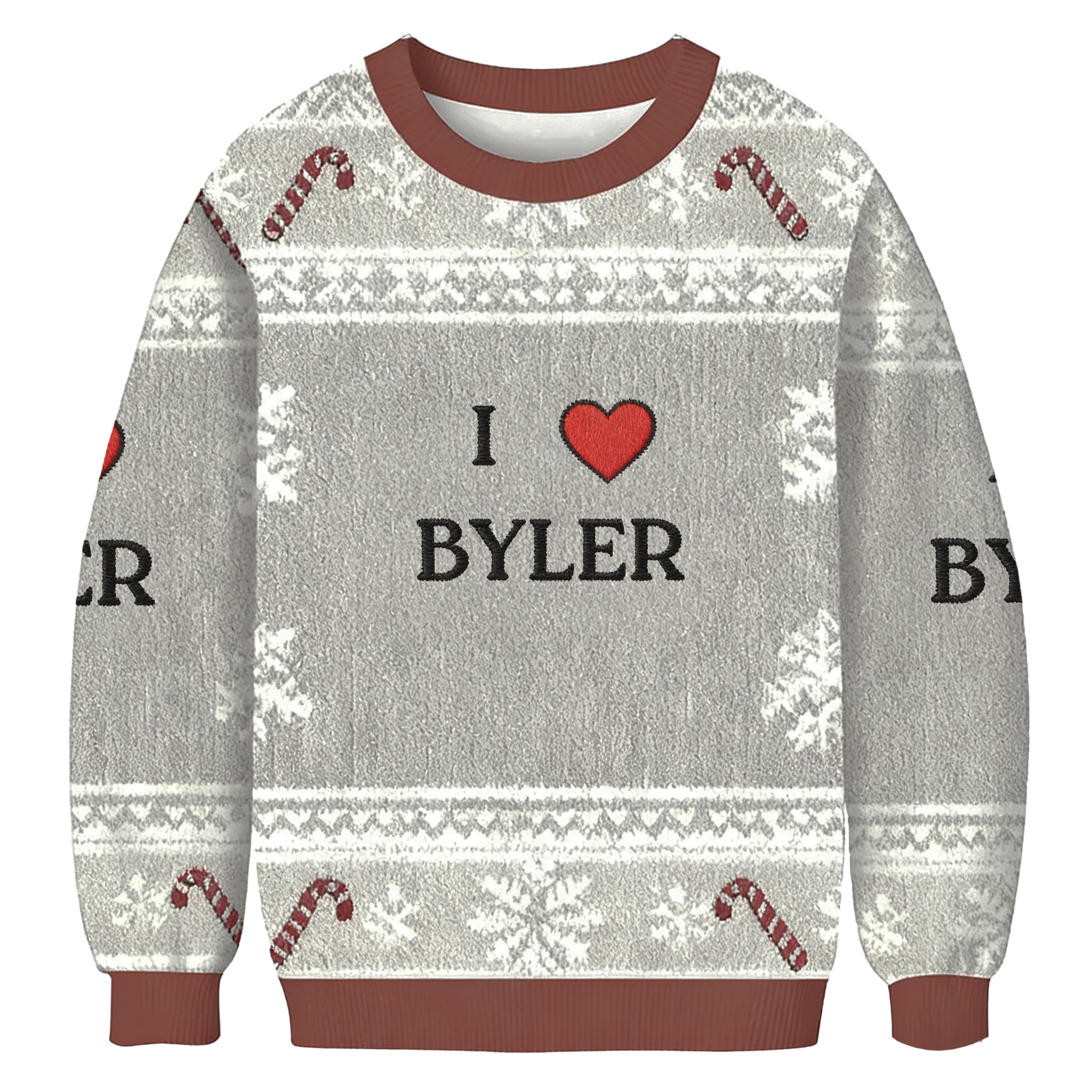 Baddiecat I Love Byler Ugly Sweatshirt