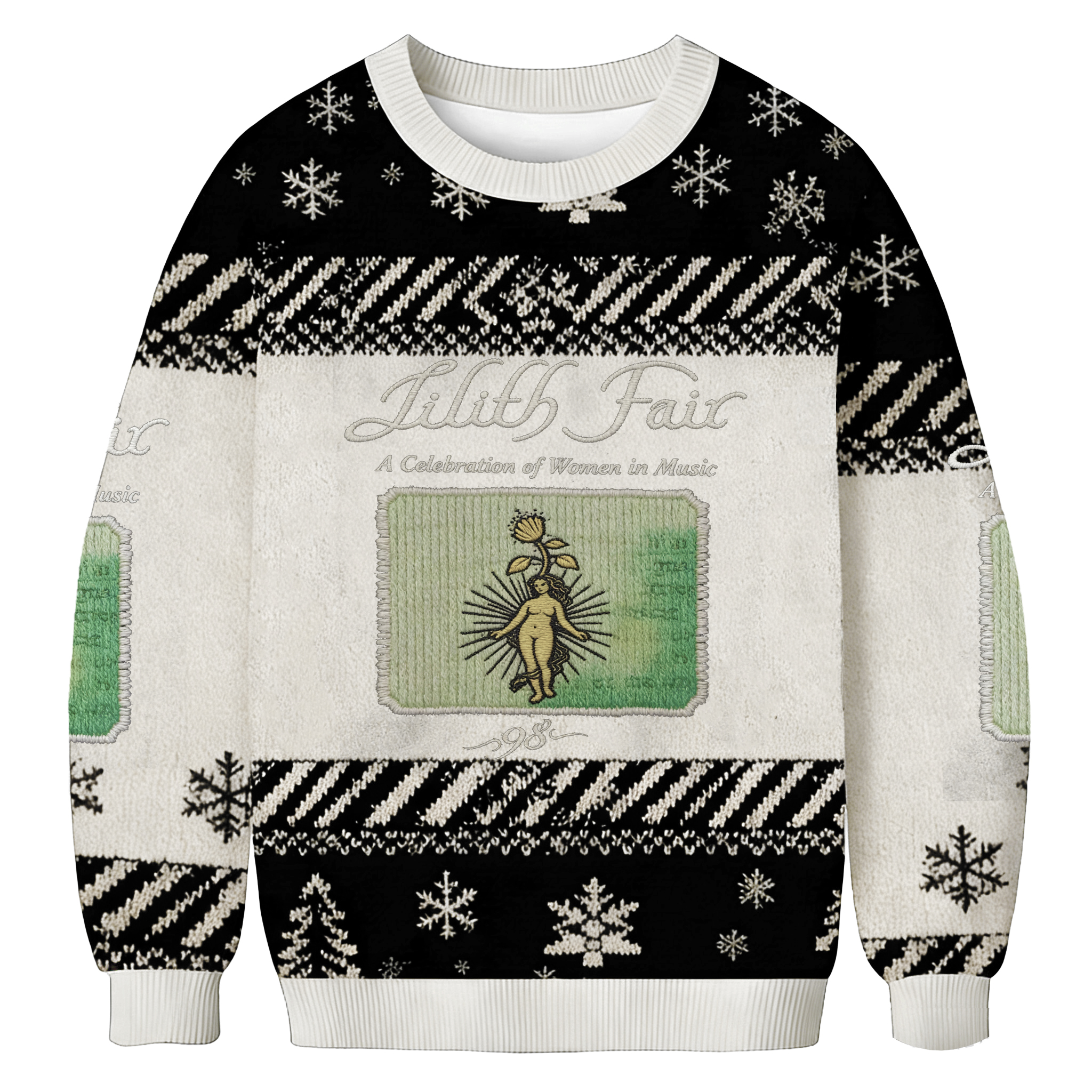 Baddiecat Lilith Fair A Celebration Of Women In Music Ugly Sweatshirt