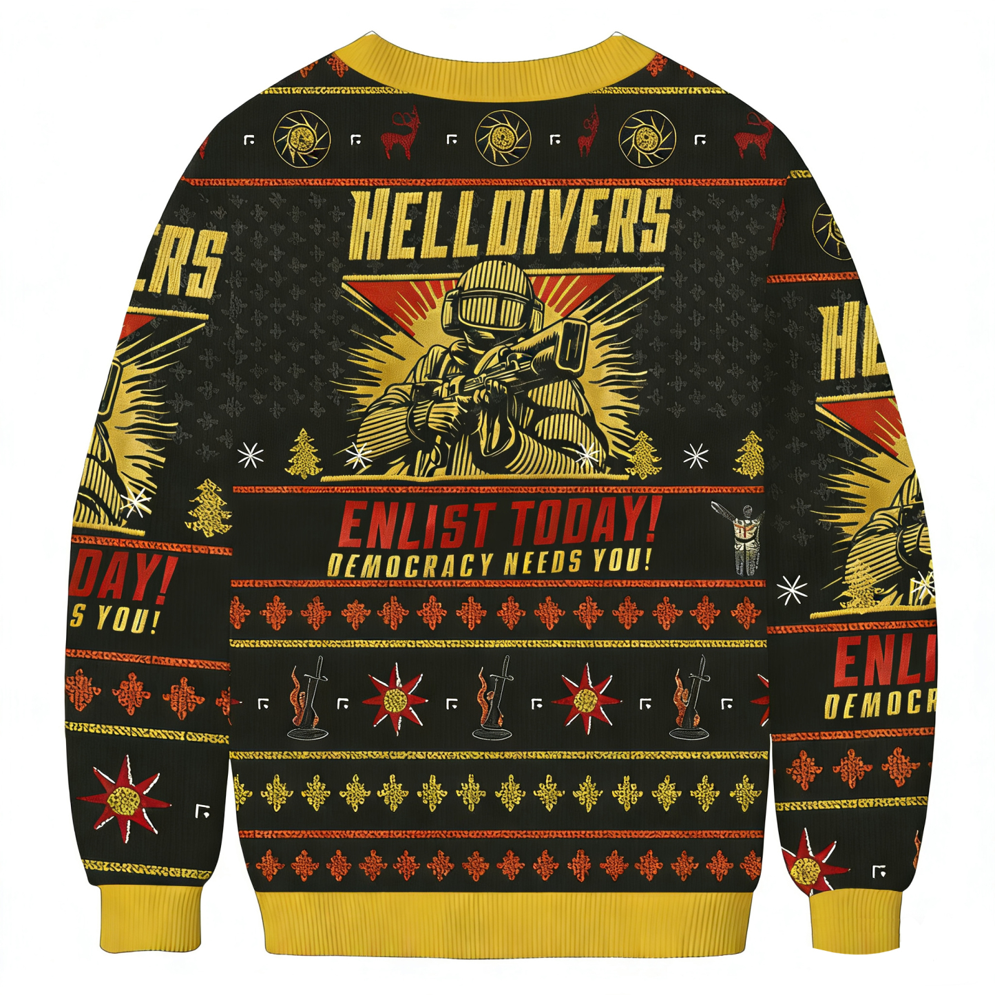 Baddiecat Helldivers Enlist Today Democracy Needs You Ugly Sweatshirt