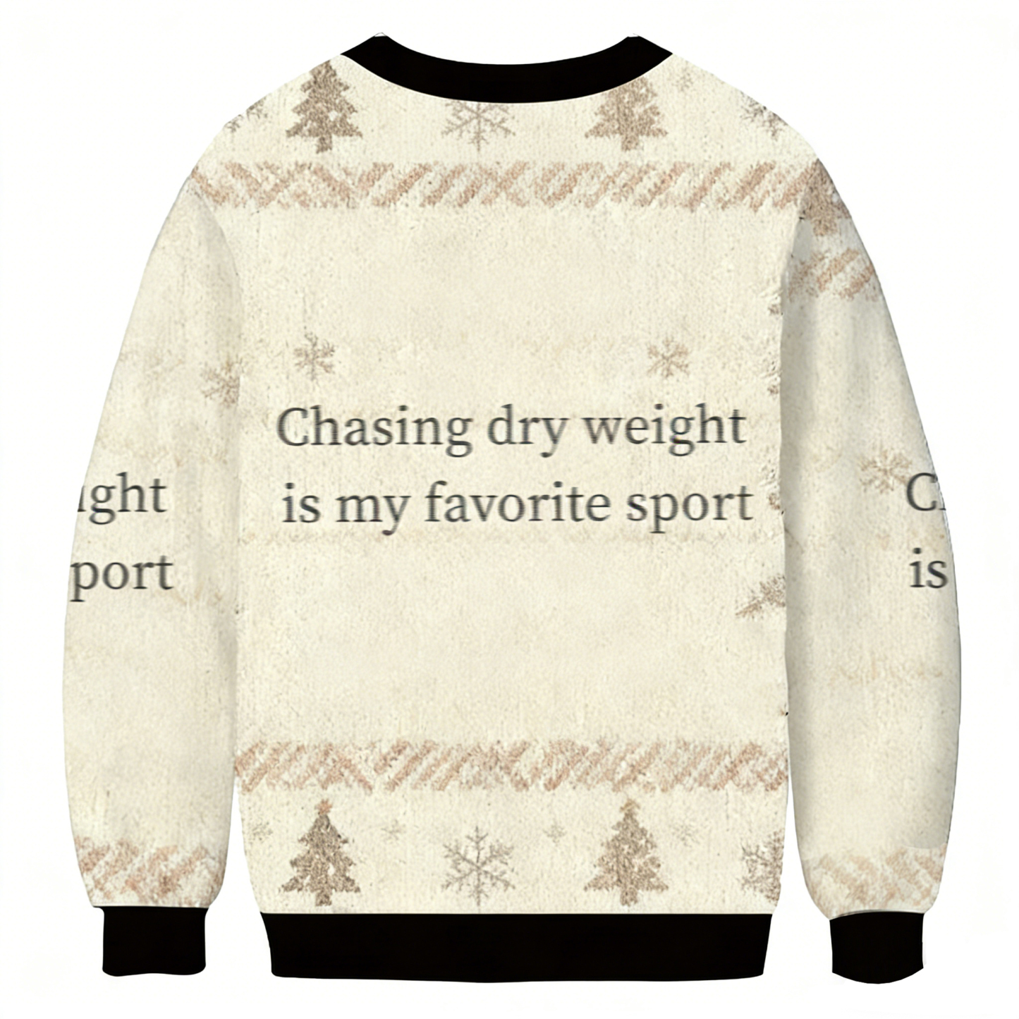 Baddiecat Chasing Dry Weight Is My Favorite Sport Ugly Sweatshirt