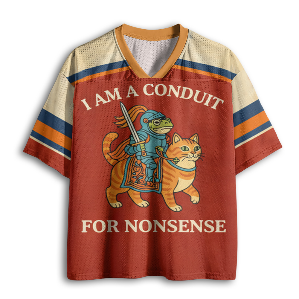 Baddiecat I Am A Conduit For Nonsense Mesh Jersey