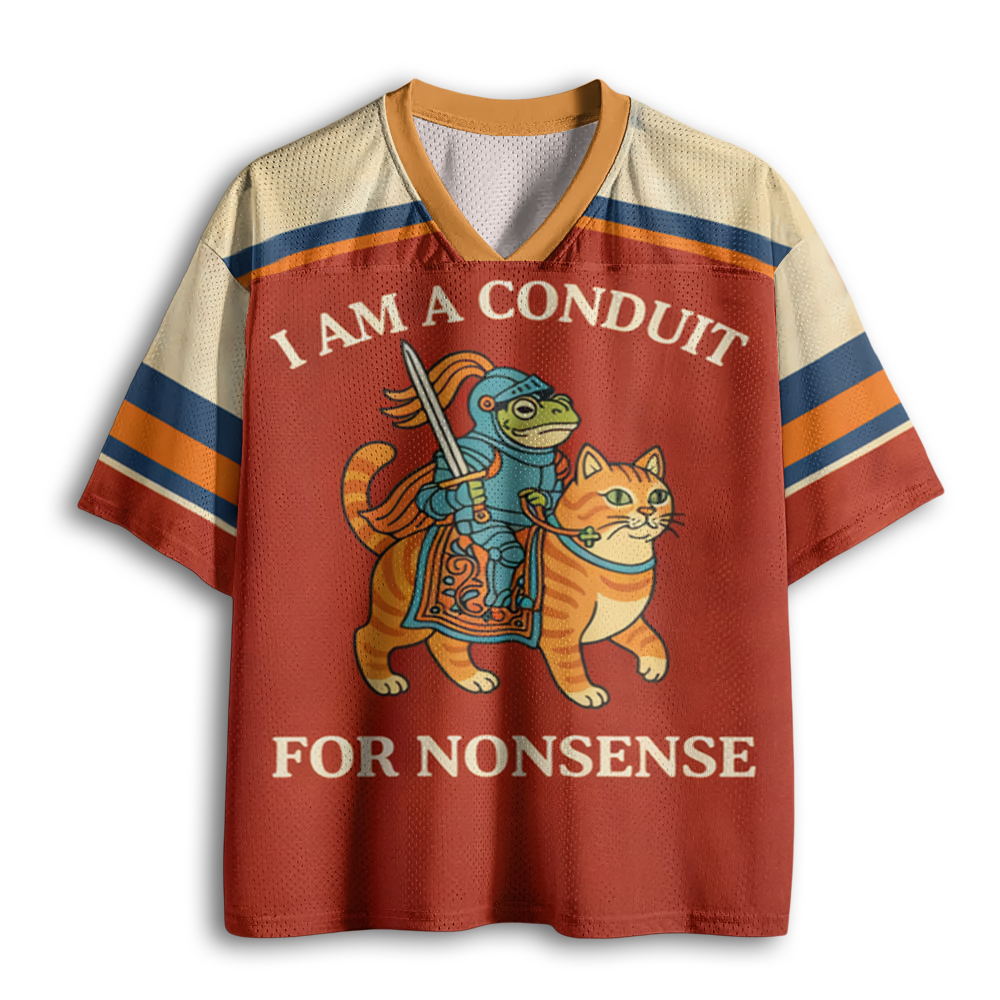 Baddiecat I Am A Conduit For Nonsense Mesh Jersey