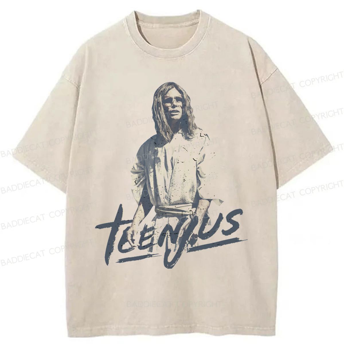 Baddiecat TEENJUS BABY BILLY 60S VINTAGE Washed T-shirt