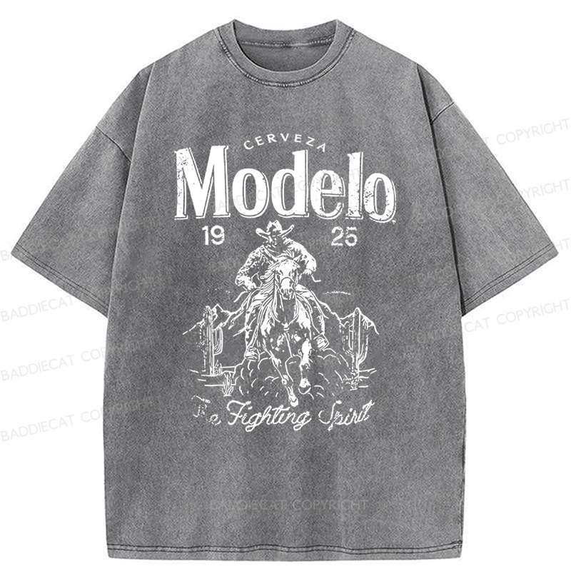 Baddiecat Modelo Washed T-shirt