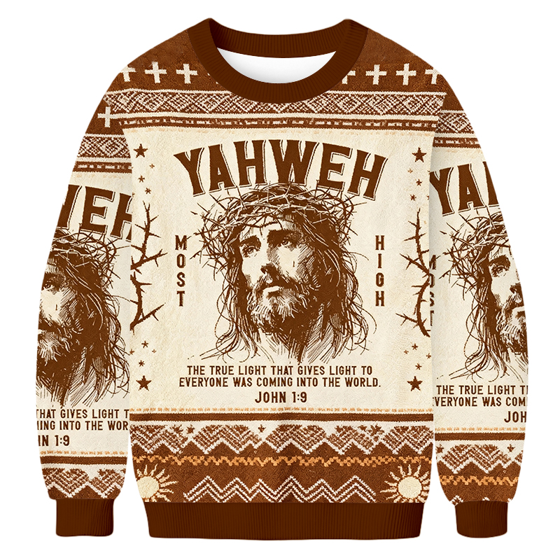Baddiecat Yahweh Is King Ugly Sweatshirt