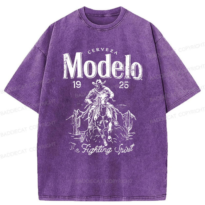 Baddiecat Modelo Washed T-shirt