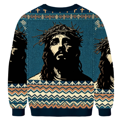 Baddiecat God Faith Ugly Sweatshirt