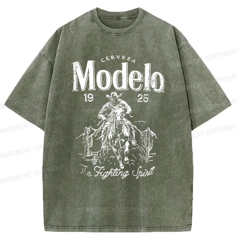 Baddiecat Modelo Washed T-shirt