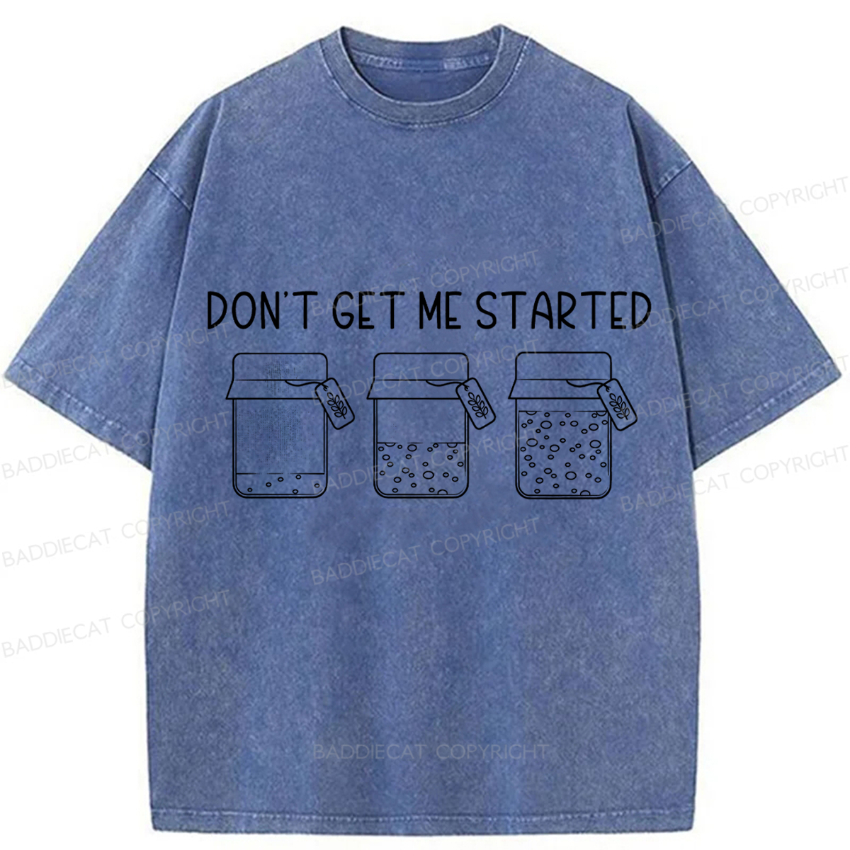 Baddiecat Can Sourdough Washed T-shirt