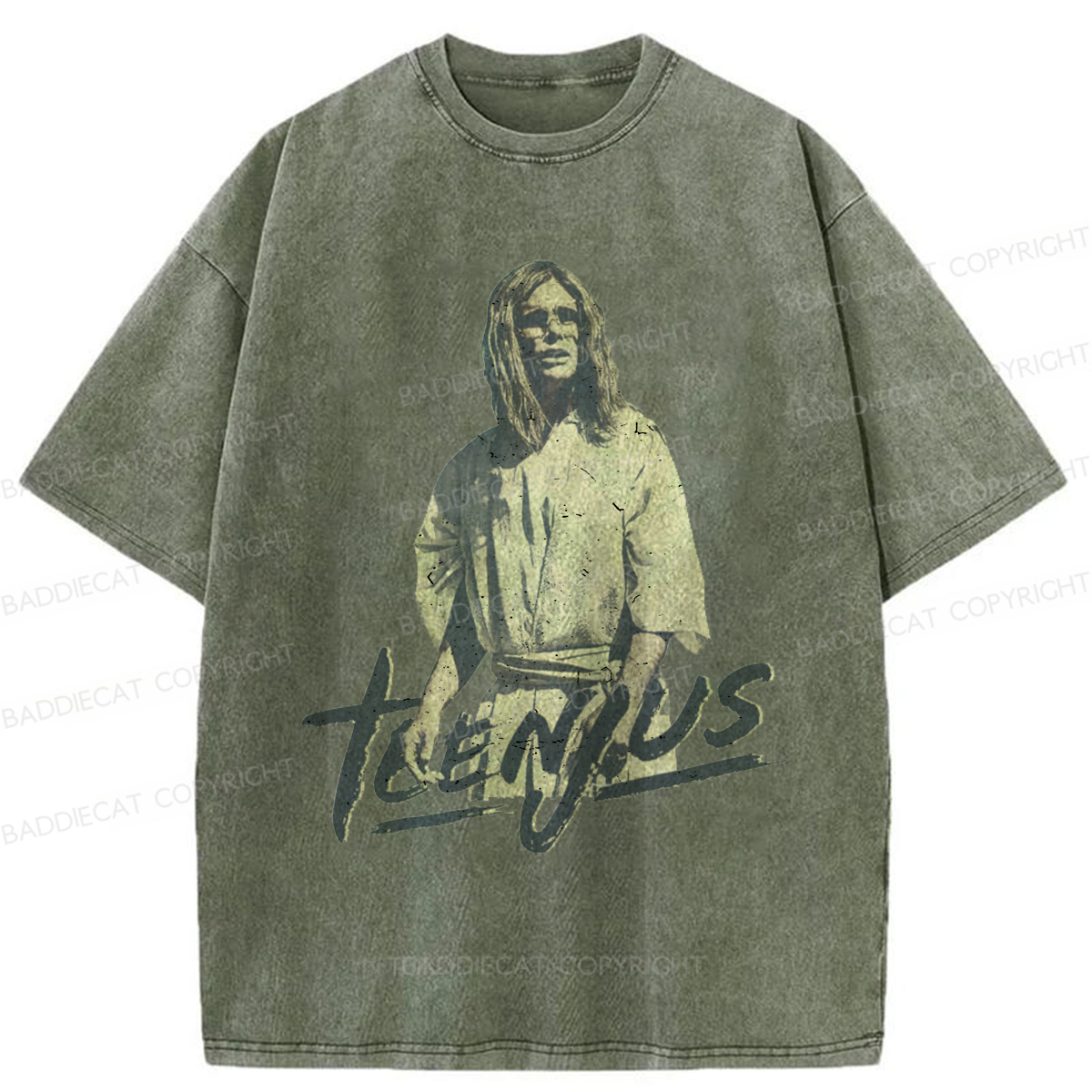 Baddiecat TEENJUS BABY BILLY 60S VINTAGE Washed T-shirt