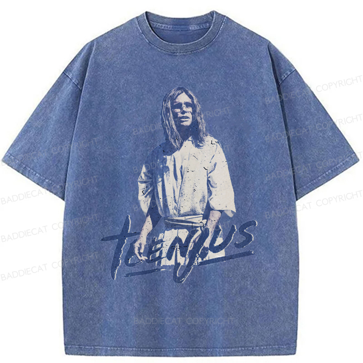 Baddiecat TEENJUS BABY BILLY 60S VINTAGE Washed T-shirt