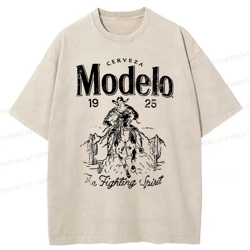 Baddiecat Modelo Washed T-shirt