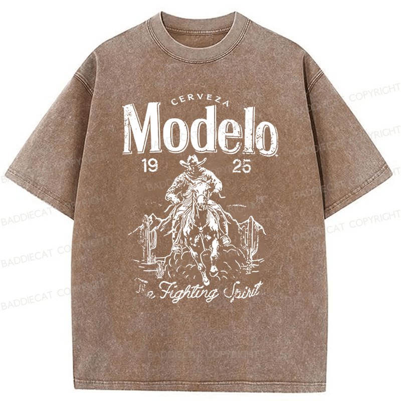 Baddiecat Modelo Washed T-shirt