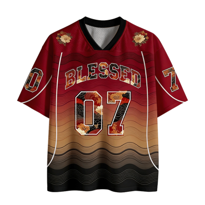 Baddiecat Christian Faith Blessed Mesh Jersey