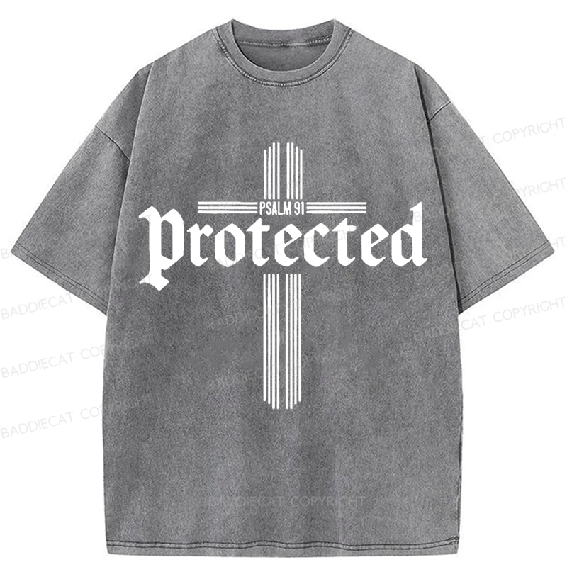 Baddiecat Proteeted Washed T-shirt