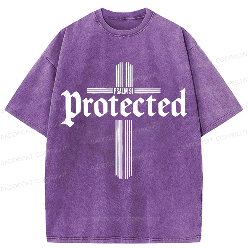 Baddiecat Proteeted Washed T-shirt