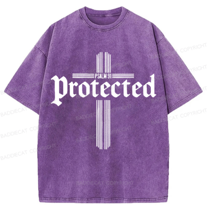 Baddiecat Proteeted Washed T-shirt