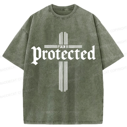 Baddiecat Proteeted Washed T-shirt
